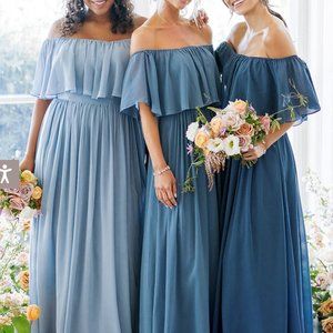 Revelry Abigail Dress in French Blue
